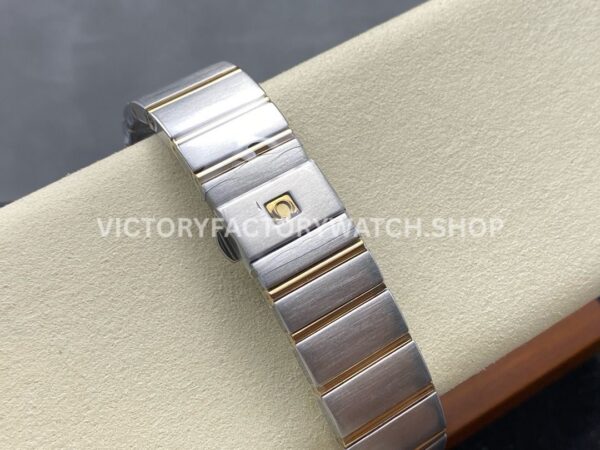 OM+ Factory Omega Constellation Men 123.20.38.21.02.002 38mm Gold Steel Silver Dial