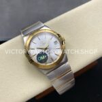 OM+ Factory Omega Constellation Men 123.20.38.21.02.002 38mm Gold Steel Silver Dial