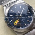 OM+ Factory Omega Constellation Men 123.20.38.21.02.004 38mm Full Steel Blue Dial (5) OM+ Factory Omega Constellation Men 123.20.38.21.02.004 38mm Full Steel Blue Dial