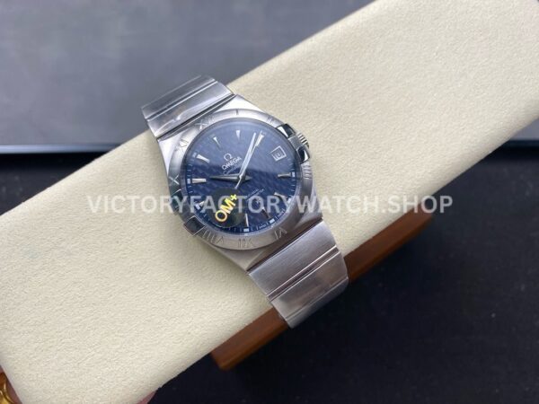 OM+ Factory Omega Constellation Men 123.20.38.21.02.004 38mm Full Steel Blue Dial (7) OM+ Factory Omega Constellation Men 123.20.38.21.02.004 38mm Full Steel Blue Dial