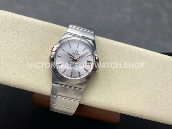 OM+ Factory Omega Constellation Men 123.20.38.21.02.004 38mm Full Steel Silver Dial (6) OM+ Factory Omega Constellation Men 123.20.38.21.02.004 38mm Full Steel Silver Dial