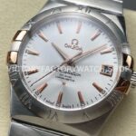 OM+ Factory Omega Constellation Men 123.20.38.21.02.004 38mm Full Steel Silver Dial (8) OM+ Factory Omega Constellation Men 123.20.38.21.02.004 38mm Full Steel Silver Dial