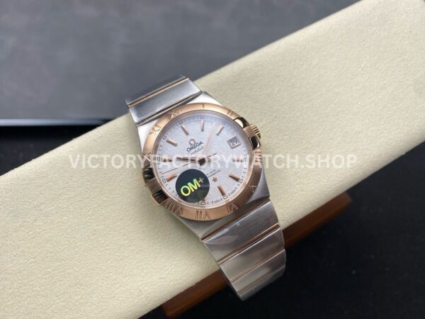 OM+ Factory Omega Constellation Men 123.20.38.21.02.007 38mm OM+ Factory Omega Constellation Men 123.20.38.21.02.007 38mm Ros (3) OM+ Factory Omega Constellation Men 123.20.38.21.02.007 38mm Rose Gold Steel Silver Dial