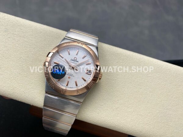 OM+ Factory Omega Constellation Men 123.20.38.21.02.007 38mm OM+ Factory Omega Constellation Men 123.20.38.21.02.007 38mm Ros (5) OM+ Factory Omega Constellation Men 123.20.38.21.02.007 38mm Rose Gold Steel Silver Dial