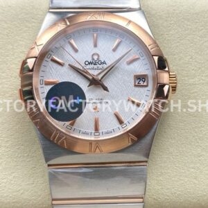 OM+ Factory Omega Constellation Men 123.20.38.21.02.007 38mm OM+ Factory Omega Constellation Men 123.20.38.21.02.007 38mm Ros (6) OM+ Factory Omega Constellation Men 123.20.38.21.02.007 38mm rose gold steel silver dial replica watch
