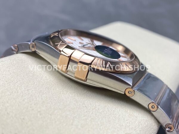 OM+ Factory Omega Constellation Men 123.20.38.21.02.008 38mm Rose GoldSteel Silver Dial (5) OM+ Factory Omega Constellation Men 123.20.38.21.02.008 38mm Rose Gold Steel Silver Dial