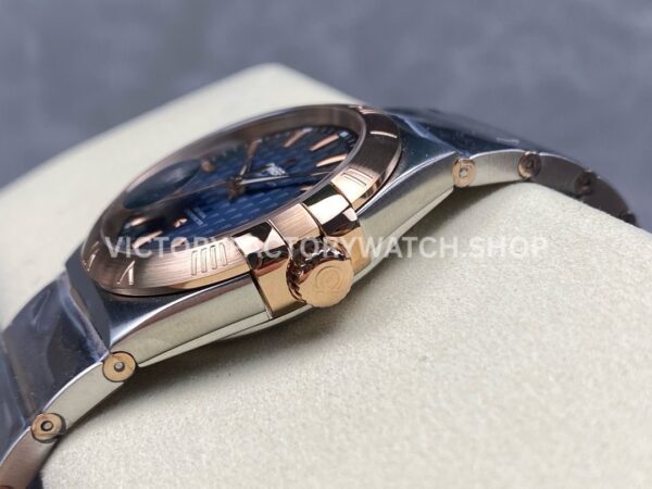 OM+ Factory Omega Constellation Men 123.20.38.21.03.001 38mm Rose GoldSteel Blue Dial (3) OM+ Factory Omega Constellation Men 123.20.38.21.03.001 38mm Rose Gold Steel Blue Dial