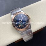OM+ Factory Omega Constellation Men 123.20.38.21.03.001 38mm Rose GoldSteel Blue Dial (7) OM+ Factory Omega Constellation Men 123.20.38.21.03.001 38mm Rose Gold Steel Blue Dial