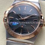 OM+ Factory Omega Constellation Men 123.20.38.21.06.001 38mm Rose GoldSteel Grey Dial (3) OM+ Factory Omega Constellation Men 123.20.38.21.06.001 38mm Rose Gold Steel Grey Dial