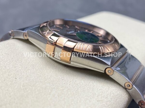 OM+ Factory Omega Constellation Men 123.20.38.21.06.001 38mm Rose GoldSteel Grey Dial (5) OM+ Factory Omega Constellation Men 123.20.38.21.06.001 38mm Rose Gold Steel Grey Dial