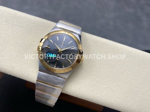 OM+ Factory Omega Constellation Men 123.20.38.21.06.001 38mm Yellow GoldSteel Grey Dial (3) OM+ Factory Omega Constellation Men 123.20.38.21.06.001 38mm Yellow Gold Steel Grey Dial