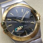 OM+ Factory Omega Constellation Men 123.20.38.21.06.001 38mm Yellow GoldSteel Grey Dial (4) OM+ Factory Omega Constellation Men 123.20.38.21.06.001 38mm Yellow Gold Steel Grey Dial