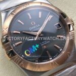 OM+ Factory Omega Constellation Men 123.20.38.21.06.002 38mm Rose GoldSteel Grey Dial (7) OM+ Factory Omega Constellation Men 123.20.38.21.06.002 38mm Rose Gold/Steel Grey Dial