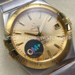 OM+ Factory Omega Constellation Men 123.20.38.21.08.001 38mm GoldSteel Champagne Dial (8) OM+ Factory Omega Constellation Men 123.20.38.21.08.001 38mm Gold Steel Champagne Dial