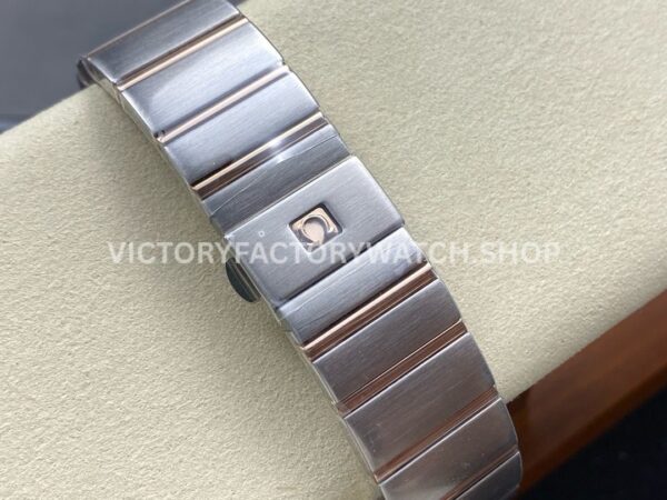 OM+ Factory Omega Constellation Men 123.20.38.21.52.002 38mm Rose GoldSteel Diamond Silver Dial (1) OM+ Factory Omega Constellation Men 123.20.38.21.52.002 38mm Rose Gold Steel Diamond Silver Dial