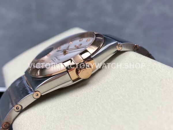 OM+ Factory Omega Constellation Men 123.20.38.21.52.002 38mm Rose GoldSteel Diamond Silver Dial (5) OM+ Factory Omega Constellation Men 123.20.38.21.52.002 38mm Rose Gold Steel Diamond Silver Dial