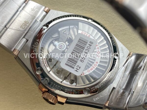 OM+ Factory Omega Constellation Men 123.20.38.21.52.002 38mm Rose GoldSteel Diamond Silver Dial (6) OM+ Factory Omega Constellation Men 123.20.38.21.52.002 38mm Rose Gold Steel Diamond Silver Dial