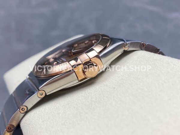 OM+ Factory Omega Constellation Men 123.20.38.21.63.001 38mm Rose GoldSteel Diamond Brown Dial (5) OM+ Factory Omega Constellation Men 123.20.38.21.63.001 38mm Rose Gold Steel Diamond Brown Dial