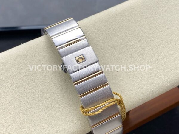 OM+ Factory Omega Constellation Men 123.25.38.21.52.001 38mm Diamond Bezel Yellow GoldSteel Diam (4) OM+ Factory Omega Constellation Men 123.25.38.21.52.001 38mm Diamond Bezel Yellow Gold Steel Diamond Silver Dial