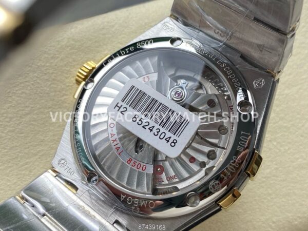 OM+ Factory Omega Constellation Men 123.25.38.21.52.001 38mm Diamond Bezel Yellow GoldSteel Diam OM+ Factory Omega Constellation Men 123.25.38.21.52.001 38mm Diamond Bezel Yellow Gold Steel Diamond Silver Dial