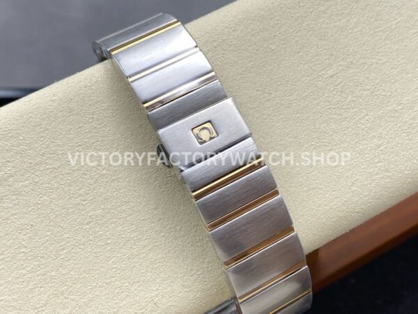 OM+ Factory Omega Constellation Men 123.25.38.21.58.002 38mm GoldSteel Diamond Champagne Dial (1) OM+ Factory Omega Constellation Men 123.25.38.21.58.002 38mm Gold Steel Diamond Champagne Dial
