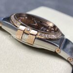 OM+ Factory Omega Constellation Men 123.25.38.21.63.001 38mm Diamond Bezel Rose GoldSteel Diamond Brown (6) OM+ Factory Omega Constellation Men 123.25.38.21.63.001 38mm Diamond Bezel Rose Gold Steel Diamond Brown Dial