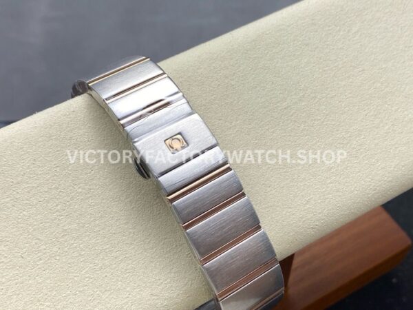 OM+ Factory Omega Constellation Men 38mm Rose GoldSteel Brown Dial (4) OM+ Factory Omega Constellation Men 38mm Rose Gold Steel Brown Dial