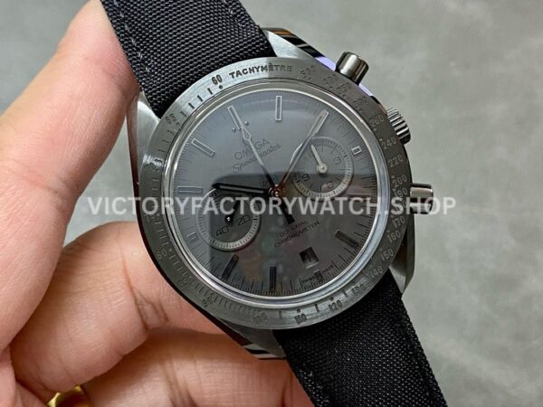 OM Factory Omega Speedmaster Dark Side Of The Moon 311.92.44.51.01.005 44.25mm Ceramic Textile St (3) OM Factory Omega Speedmaster Dark Side Of The Moon 311.92.44.51.01.005 44.25mm Ceramic Textile Strap Black Dial