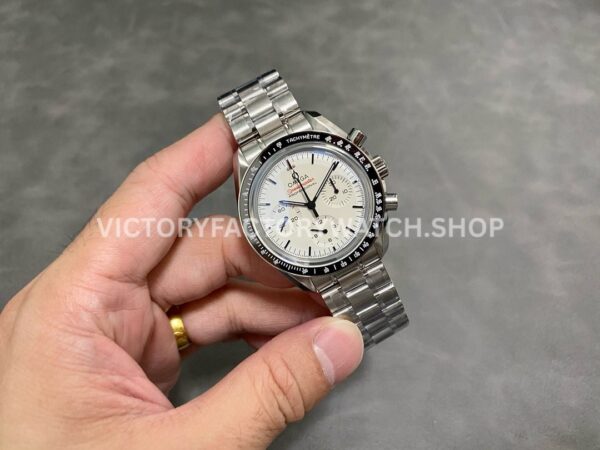 OM Factory Omega Speedmaster Professional Moonwatch 310.30.42.50.04.001 42mm Full Steel White Dial (1) OM Factory Omega Speedmaster Professional Moonwatch 310.30.42.50.04.001 42mm Full Steel White Dial
