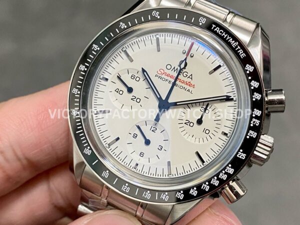 OM Factory Omega Speedmaster Professional Moonwatch 310.30.42.50.04.001 42mm Full Steel White Dial (2) OM Factory Omega Speedmaster Professional Moonwatch 310.30.42.50.04.001 42mm Full Steel White Dial