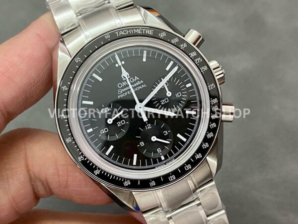 OM Factory Omega Speedmaster Professional Moonwatch 311.30.42.30.01.006 42mm Full Steel Black Dial (4) OM Factory Omega Speedmaster Professional Moonwatch 311.30.42.30.01.006 42mm Full Steel Black Dial