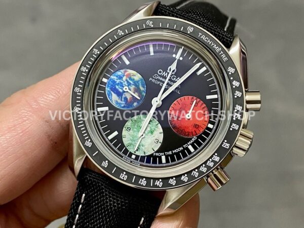 OM Factory Omega Speedmaster Professional Moonwatch 3577.50.00 Moon To Mars 42mm Full Steel Black Dial (5) OM Factory Omega Speedmaster Professional Moonwatch 3577.50.00 Moon To Mars 42mm Full Steel Black Dial