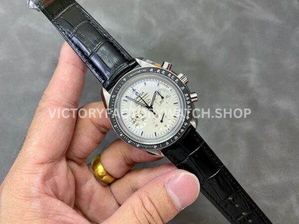 OM Factory Omega Speedmaster Professional Moonwatch Apollo 13 45th Anniversary Snoopy Award 311.3 (4) OM Factory Omega Speedmaster Professional Moonwatch Apollo 13 45th Anniversary Snoopy Award 311.32.42.30.04.003 42mm Steel Leather Strap White Dial