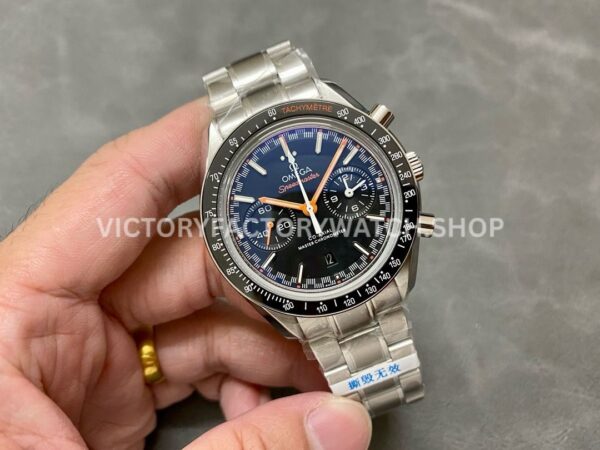 OM Factory Omega Speedmaster Racing 329.30.44.51.01.002 44.25mm Full Steel Black Dial