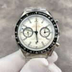 OM Factory Omega Speedmaster Racing 329.30.44.51.04.001 44.25mm full steel white dial replica watch