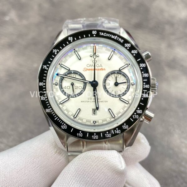 OM Factory Omega Speedmaster Racing 329.30.44.51.04.001 44.25mm full steel white dial replica watch