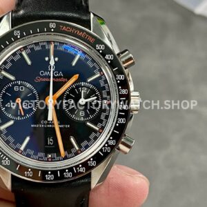 OM Factory Omega Speedmaster Racing 329.32.44.51.01.001 44mm Steel Leather Strap Black Dial (6) OM Factory Omega Speedmaster Racing 329.32.44.51.01.001 44mm steel leather strap black dial replica watch