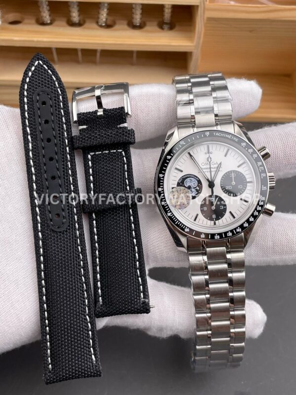 OS Factory Omega Speedmaster Silver Snoopy Award 310.32.42.50.02.001 42mm Full Steel Black Ceramic White Dial (1) OS Factory Omega Speedmaster Silver Snoopy Award 310.32.42.50.02.001 42mm Full Steel Black Ceramic White Dial