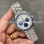 OS Factory Omega Speedmaster Silver Snoopy Award 310.32.42.50.02.001 42mm Full Steel White Dial (8) OS Factory Omega Speedmaster Silver Snoopy Award 310.32.42.50.02.001 42mm Steel Canvas Strap White Dial