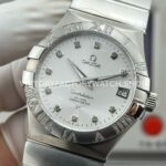 OVS Factory Omega Constellation 123.10.38.21.52.001 38mm Full Steel Diamond Bezel Diamond Silver Dial (3) OVS Factory Omega Constellation 123.10.38.21.52.001 38mm Full Steel Diamond Bezel Diamond Silver Dial