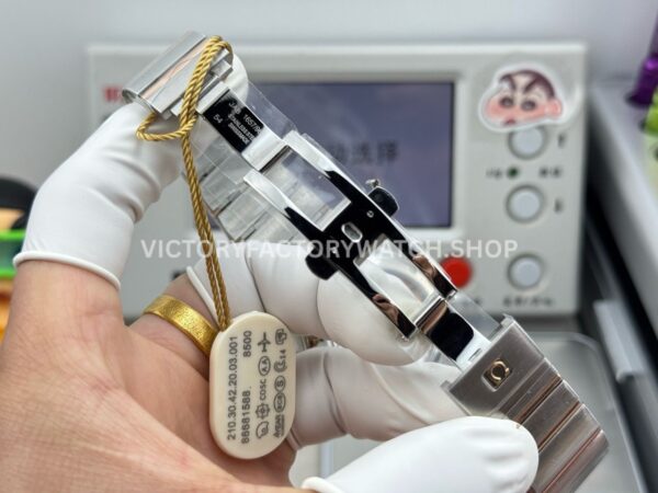 OVS Factory Omega Constellation 123.25.38.21.52.003 38mm Half Rose Gold Diamond Bezel Diamond Silver Dial (1) OVS Factory Omega Constellation 123.25.38.21.52.003 38mm Half Rose Gold Diamond Bezel Diamond Silver Dial
