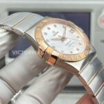 OVS Factory Omega Constellation 123.25.38.21.52.003 38mm Half Rose Gold Diamond Bezel Diamond Silver Dial (3) OVS Factory Omega Constellation 123.25.38.21.52.003 38mm Half Rose Gold Diamond Bezel Diamond Silver Dial