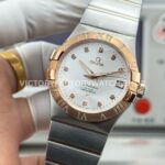 OVS Factory Omega Constellation 123.25.38.21.52.003 38mm Half Rose Gold Diamond Bezel Diamond Silver Dial (6) OVS Factory Omega Constellation 123.25.38.21.52.003 38mm Half Rose Gold Diamond Bezel Diamond Silver Dial