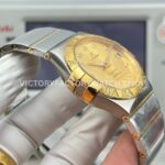 OVS Factory Omega Constellation 123.25.38.21.58.002 38mm Half Yellow Gold Diamond Bezel Diamond Champagne Dial (3) OVS Factory Omega Constellation 123.25.38.21.58.002 38mm Half Yellow Gold Diamond Bezel Diamond Champagne Dial