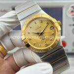 OVS Factory Omega Constellation 123.25.38.21.58.002 38mm Half Yellow Gold Diamond Bezel Diamond Champagne Dial (9) OVS Factory Omega Constellation 123.25.38.21.58.002 38mm Half Yellow Gold Diamond Bezel Diamond Champagne Dial