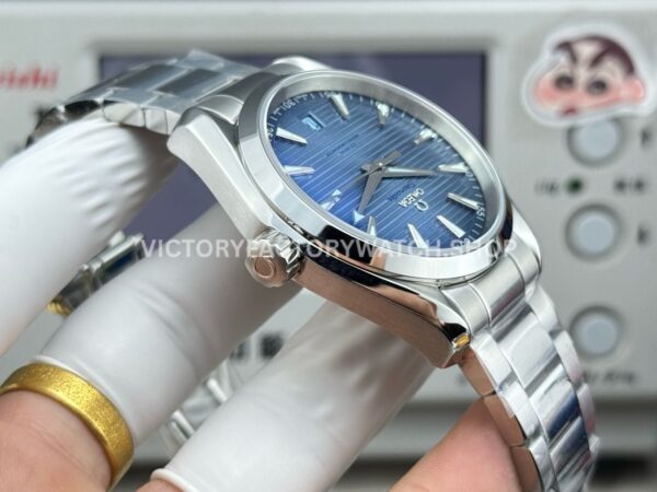 OVS Factory Omega Seamaster Aqua Terra 220.10.41.21.03.002 41mm Full Steel Blue Dial (1) OVS Factory Omega Seamaster Aqua Terra 220.10.41.21.03.002 41mm Full Steel Blue Dial