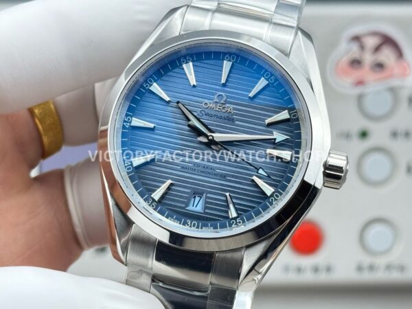 OVS Factory Omega Seamaster Aqua Terra 220.10.41.21.03.002 41mm Full Steel Blue Dial (3) OVS Factory Omega Seamaster Aqua Terra 220.10.41.21.03.002 41mm Full Steel Blue Dial