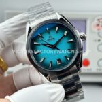 OVS Factory Omega Seamaster Aqua Terra 220.10.41.21.03.006 41mm Turquoise Colour Dial (2) OVS Factory Omega Seamaster Aqua Terra 220.10.41.21.03.006 41mm Full Steel Turquoise Colour Dial