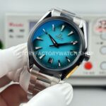 OVS Factory Omega Seamaster Aqua Terra 220.10.41.21.03.006 41mm Turquoise Colour Dial (9) OVS Factory Omega Seamaster Aqua Terra 220.10.41.21.03.006 41mm Full Steel Turquoise Colour Dial