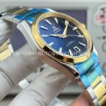 OVS Factory Omega Seamaster Aqua Terra 220.20.41.21.01.001 41mm Half Rose Gold Black Dial